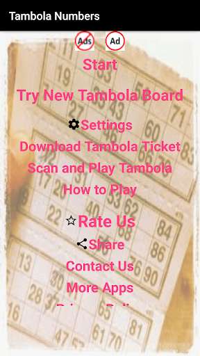 Emulate Android APK Tambola Number caller application Emulate Android APK Tambola Number caller application