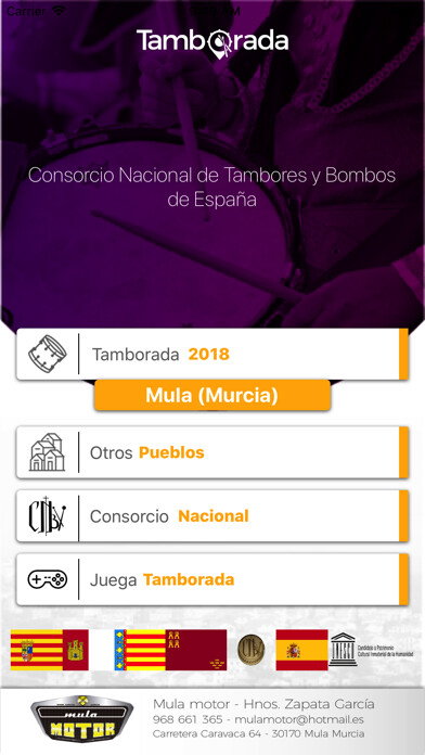 Emulate iPhone app Tamborada - Consorcio Nacional using MyAndroid Emulate iPhone app Tamborada - Consorcio Nacional using MyAndroid