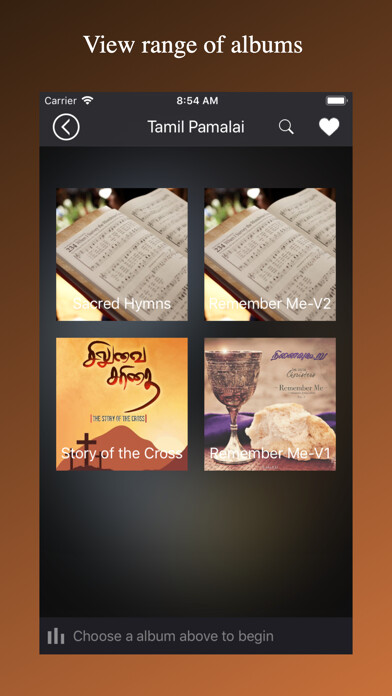 Emulate iPhone app Tamil Christian Pamalai using MyAndroid