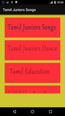 Emulate Android APK Tamil juniors Songs