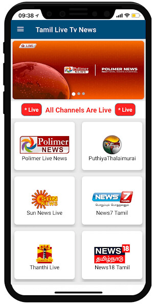 Run android online APK Tamil Live Tv News from MyAndroid or emulate Tamil Live Tv News using MyAndroid