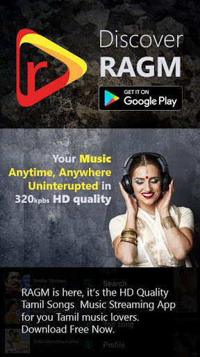 Run android online APK Tamil Songs HD - RAGM from MyAndroid or emulate Tamil Songs HD - RAGM using MyAndroid