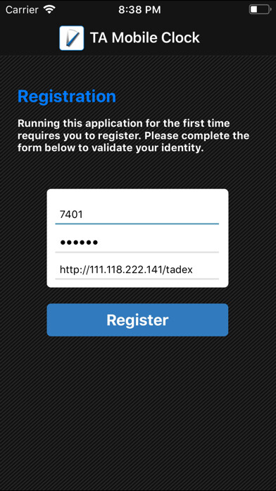 Run android online APK TA Mobile Clock from MyAndroid or emulate TA Mobile Clock using MyAndroid