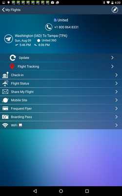 Emulate Android APK Tampa Airport + Radar TPA Flight Tracker