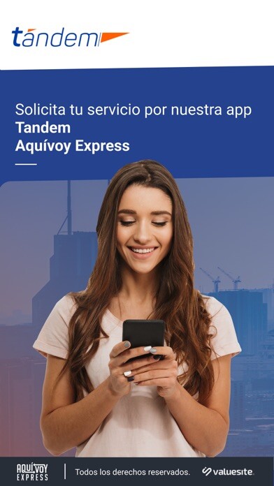 Emulate iPhone app Tandem Aquívoy Express using MyAndroid