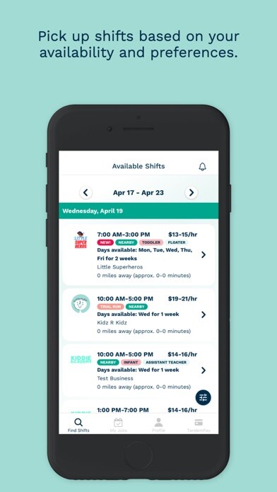 Emulate iPhone app Tandem: Care Jobs using MyAndroid Emulate iPhone app Tandem: Care Jobs using MyAndroid