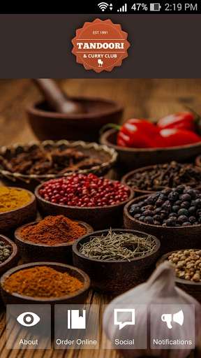 Run android online APK Tandoori & Curry Club from MyAndroid or emulate Tandoori & Curry Club using MyAndroid