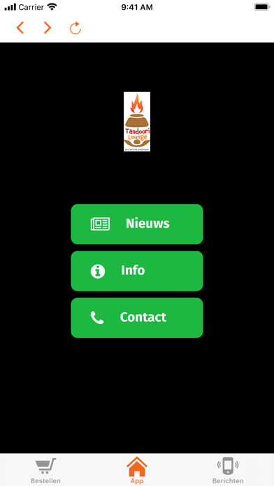Emulate iPhone app Tandoori Lounge using MyAndroid Emulate iPhone app Tandoori Lounge using MyAndroid