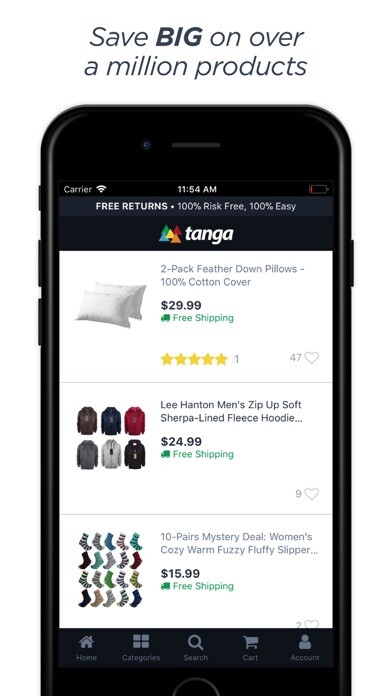 Emulate iPhone app Tanga - Daily Deal Shopping using MyAndroid Emulate iPhone app Tanga - Daily Deal Shopping using MyAndroid