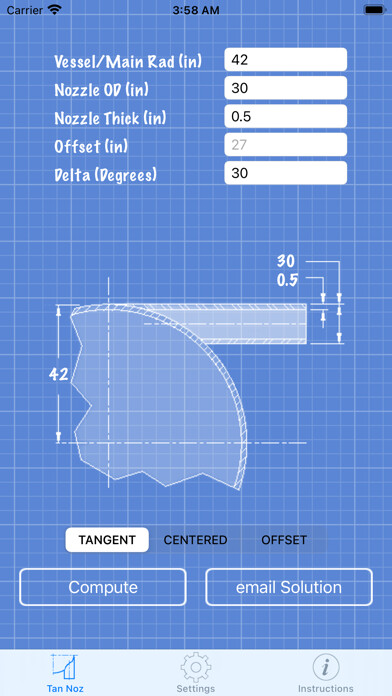 Emulate iPhone app Tangential Nozzle using MyAndroid Emulate iPhone app Tangential Nozzle using MyAndroid