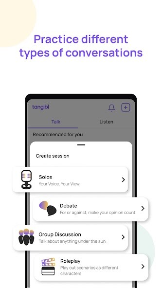 Run android online APK Tangibl: Conversation practice from MyAndroid or emulate Tangibl: Conversation practice using MyAndroid Run android online APK Tangibl: Conversation practice from MyAndroid or emulate Tangibl: Conversation practice using MyAndroid