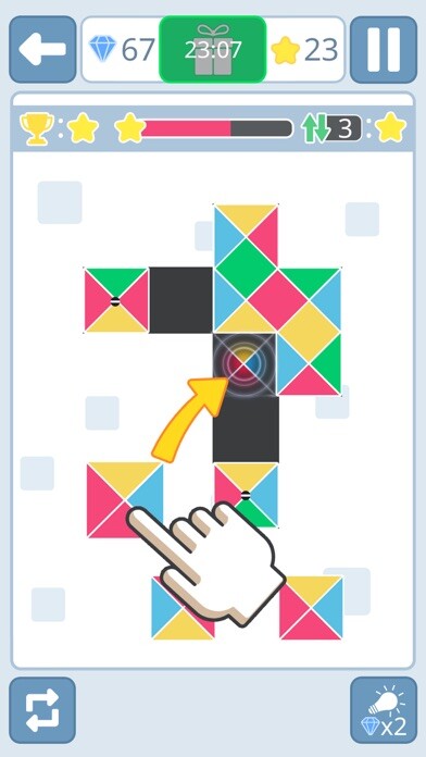 Emulate iPhone app Tangram Puzzle 2.0 using MyAndroid Emulate iPhone app Tangram Puzzle 2.0 using MyAndroid