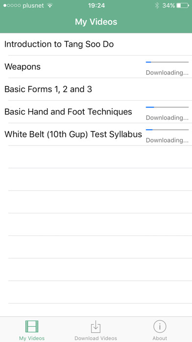 Emulate iPhone app Tang Soo Do Syllabus using MyAndroid Emulate iPhone app Tang Soo Do Syllabus using MyAndroid