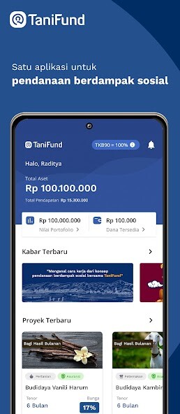 Run android online APK TaniFund - P2P Lending from MyAndroid or emulate TaniFund - P2P Lending using MyAndroid