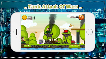 Emulate iPhone app Tank Attack Of Wars - army hero fighting world old day using MyAndroid