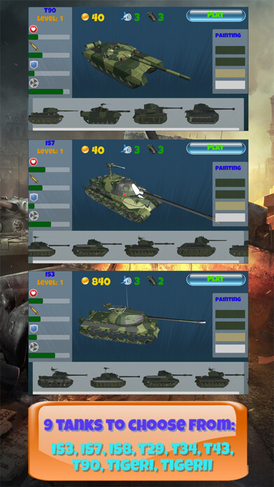 Emulate iPhone app Tank Battle Blitz Multiplayer using MyAndroid