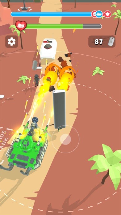 Emulate iPhone app Tank Commander 3D: Army Rush! using MyAndroid
