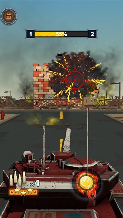 Emulate iPhone app Tank fire! using MyAndroid