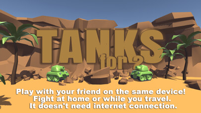 Emulate iPhone app Tanks 3D for 2 players using MyAndroid