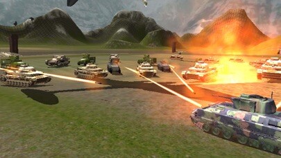 Emulate iPhone app Tank Strike 3D - War Machines 2017 using MyAndroid