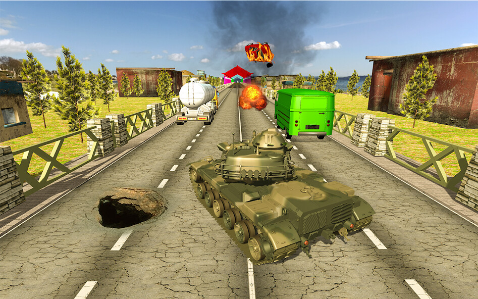 Run android online APK Tank Traffic Racing War from MyAndroid or emulate Tank Traffic Racing War using MyAndroid