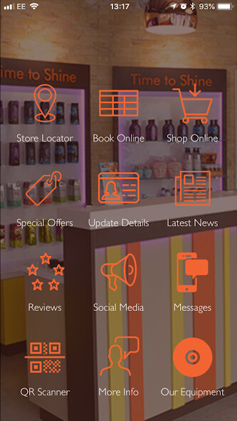 Emulate iPhone app Tanning Shop using MyAndroid Emulate iPhone app Tanning Shop using MyAndroid