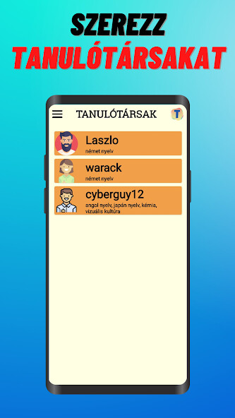 Run android online APK Tanulótárs from MyAndroid or emulate Tanulótárs using MyAndroid