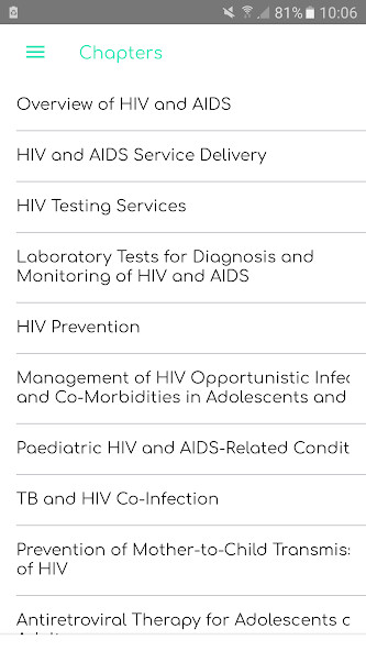 Run android online APK Tanzania HIV Guideline from MyAndroid or emulate Tanzania HIV Guideline using MyAndroid