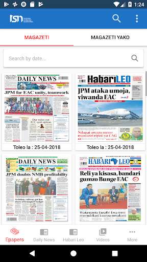 Run android online APK Tanzania Standard Newspapers Ltd from MyAndroid or emulate Tanzania Standard Newspapers Ltd using MyAndroid
