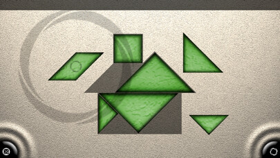 Emulate iPhone app TanZen - Relaxing tangram puzzles using MyAndroid