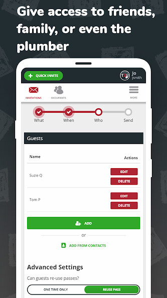 Run android online APK Tap2Open Dashboard: Gated Community Guest Entry from MyAndroid or emulate Tap2Open Dashboard: Gated Community Guest Entry using MyAndroid