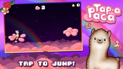 Emulate iPhone app Tap-a-Paca - Help Alpaca Jump! using MyAndroid
