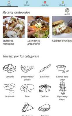 Emulate Android APK Tapas y aperitivos