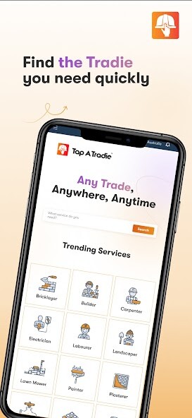 Run android online APK Tap A Tradie: Hire Tradesman from MyAndroid or emulate Tap A Tradie: Hire Tradesman using MyAndroid