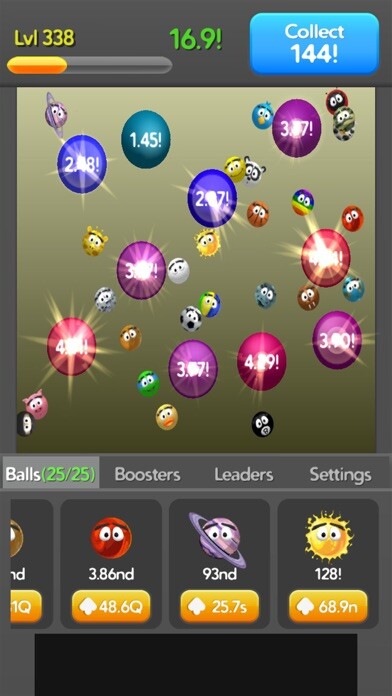 Emulate iPhone app Tap Balls - Clicker Game using MyAndroid Emulate iPhone app Tap Balls - Clicker Game using MyAndroid