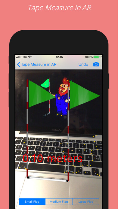 Emulate iPhone app Tape Measure in AR using MyAndroid
