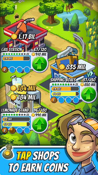 Run android online APK Tap Empire: Idle Tycoon Game from MyAndroid or emulate Tap Empire: Idle Tycoon Game using MyAndroid