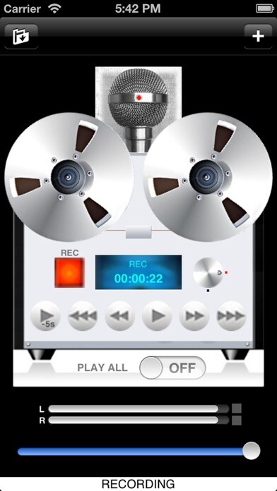 Emulate iPhone app tapeRecorder using MyAndroid