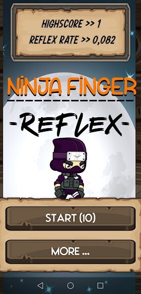 Run android online APK Tap Game Ninja Finger Reflex from MyAndroid or emulate Tap Game Ninja Finger Reflex using MyAndroid