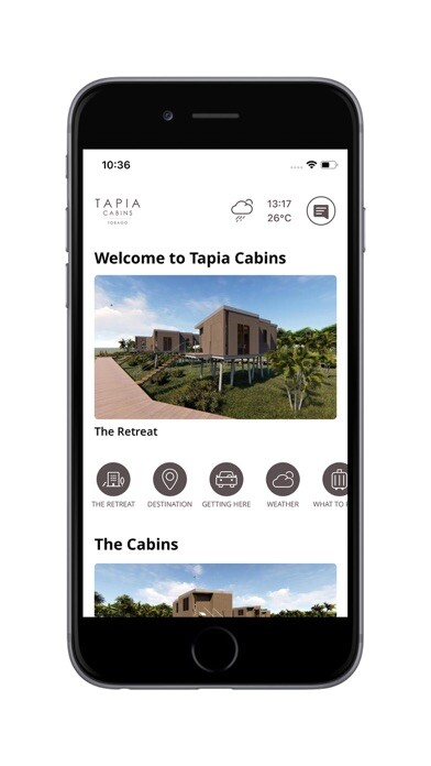 Emulate iPhone app Tapia Cabins using MyAndroid Emulate iPhone app Tapia Cabins using MyAndroid