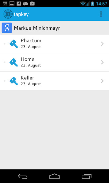 Run android online APK Tapkey Demo from MyAndroid or emulate Tapkey Demo using MyAndroid