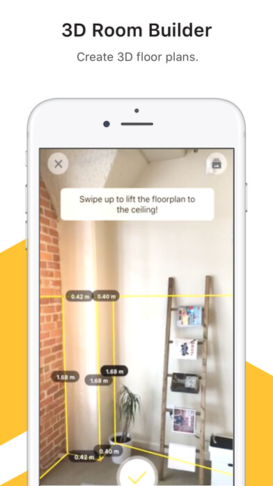 Emulate iPhone app TapMeasure – AR utility using MyAndroid