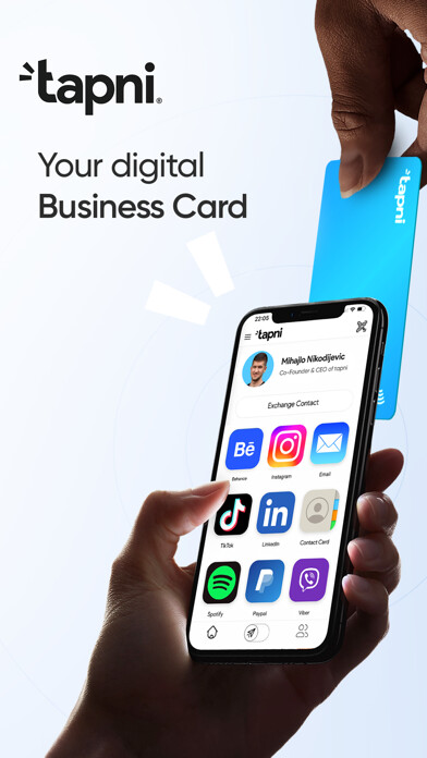 Emulate iPhone app Tapni - Digital Business Card using MyAndroid Emulate iPhone app Tapni - Digital Business Card using MyAndroid