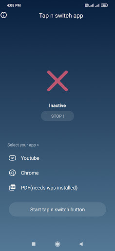 Run android online APK Tap n Switch - Forget the fear of getting caught from MyAndroid or emulate Tap n Switch - Forget the fear of getting caught using MyAndroid