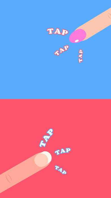 Emulate iPhone app Tap of War - Widget Game using MyAndroid