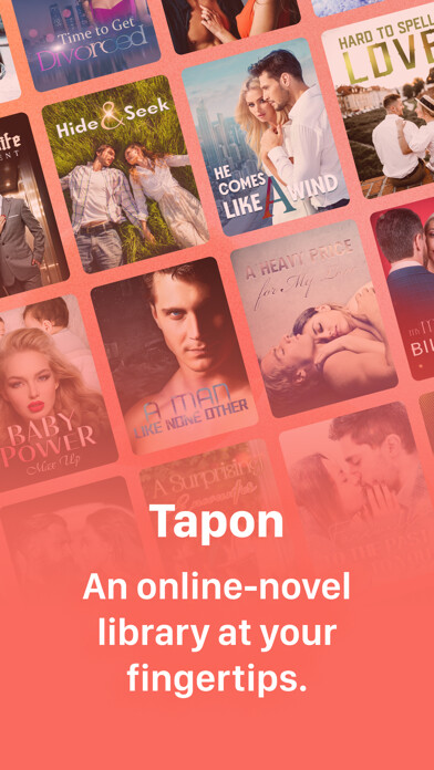 Emulate iPhone app Tapon - Good Novel For You using MyAndroid