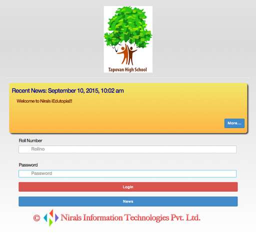 Emulate Android APK Tapovan High School