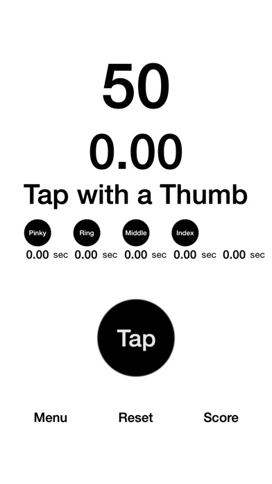 Emulate iPhone app TappaT How many seconds Tap 1000? using MyAndroid