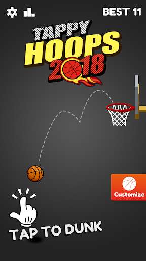 Emulate Android APK Tappy Basketball Shots