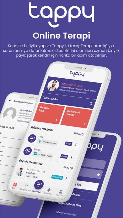 Emulate iPhone app Tappy - Online Terapi using MyAndroid